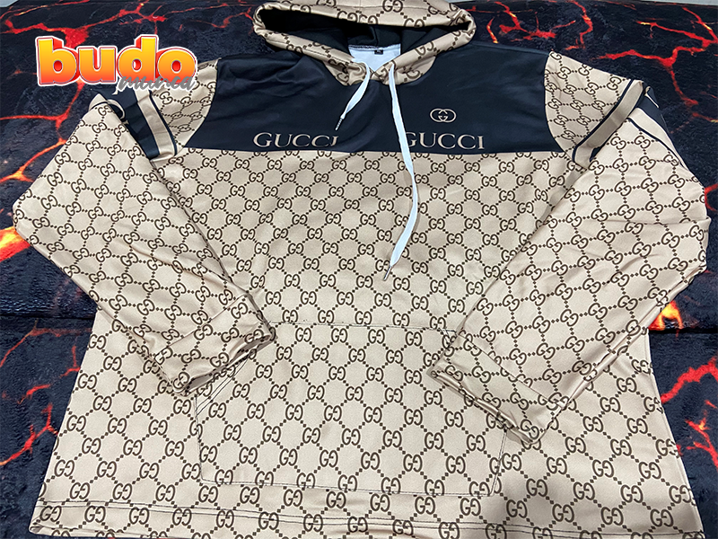 Review images Gucci brown premium luxury brand fashion limited bedding set home decor