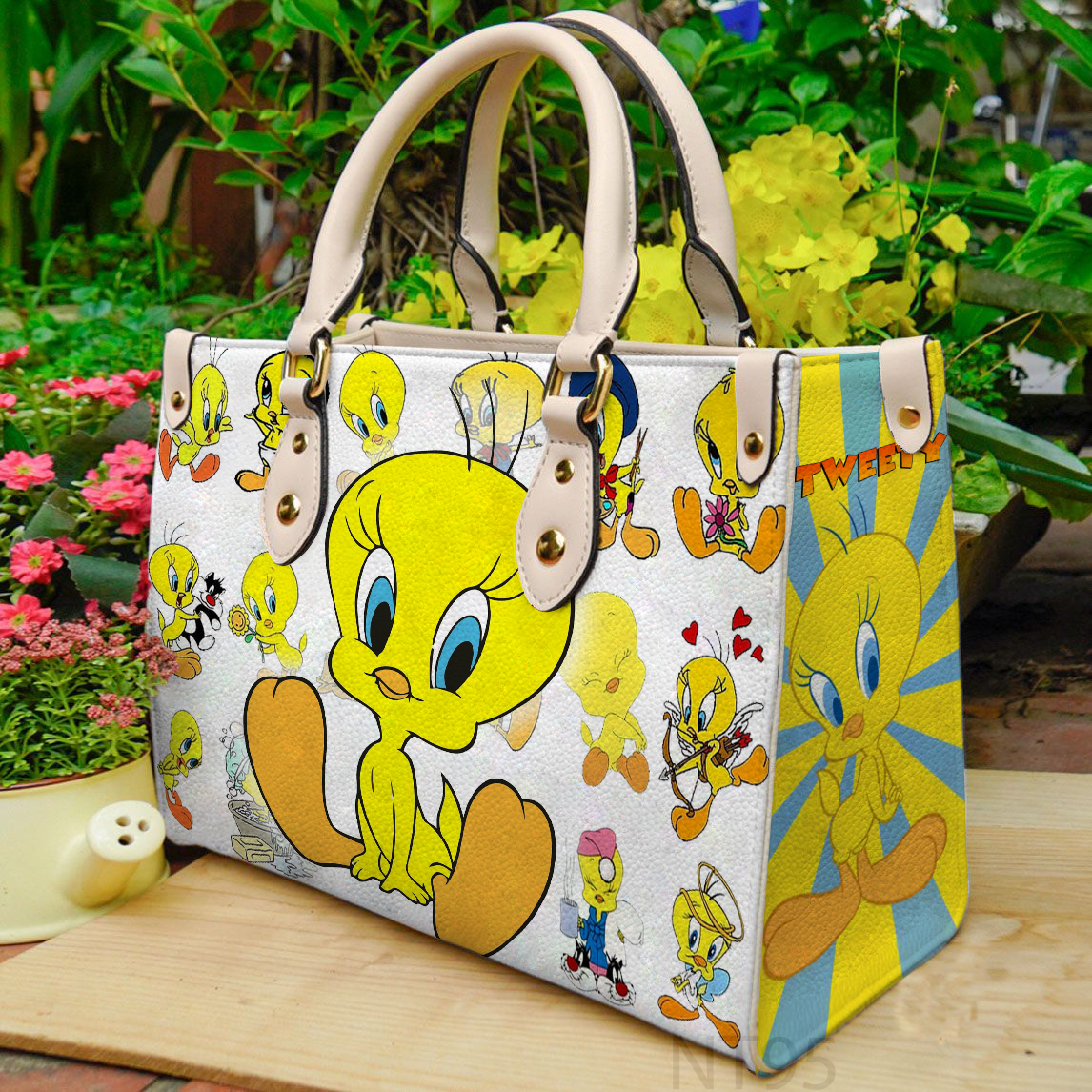 Tweety luxury handbag leather bag for women