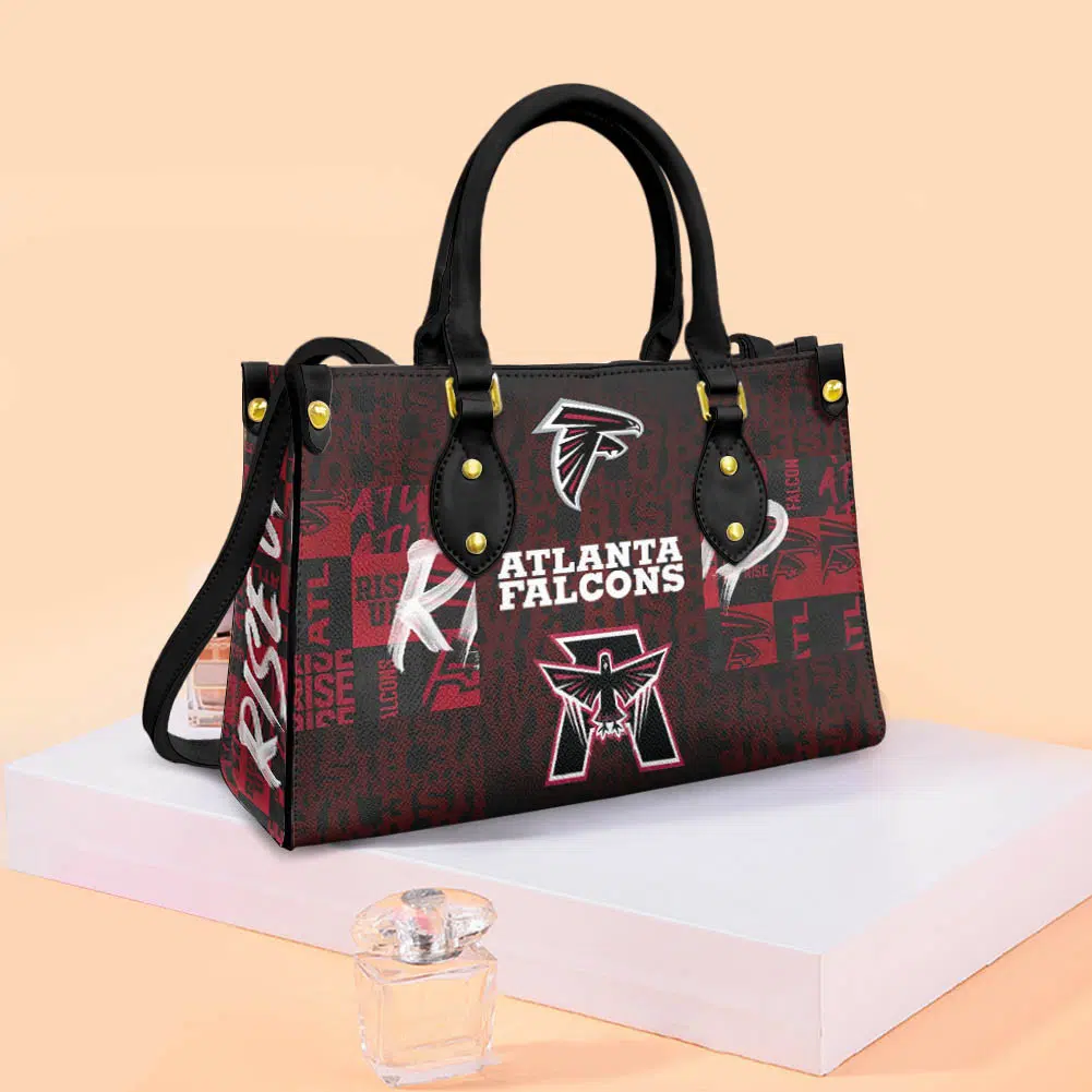 Atlanta falcons 1 luxury handbag leather bag for women