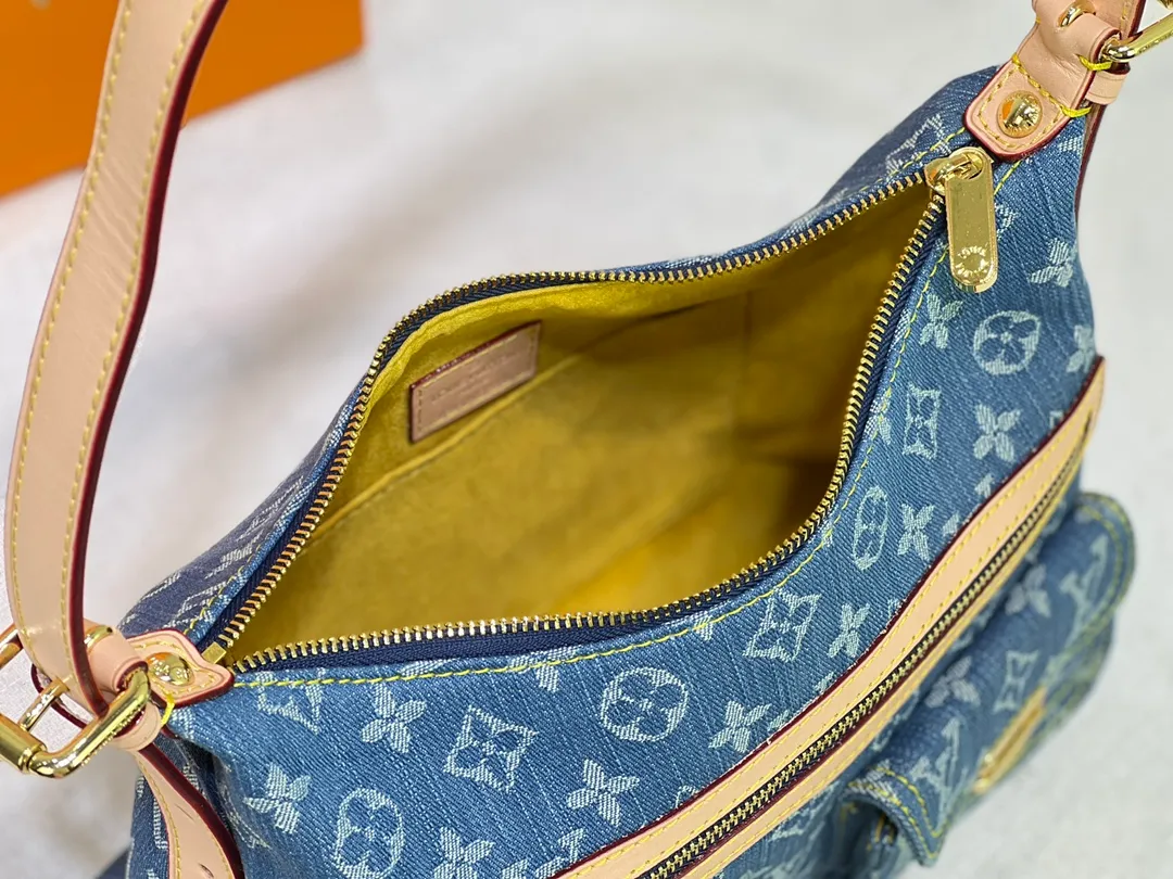 Louis Vuitton Baggy Denim Handbag