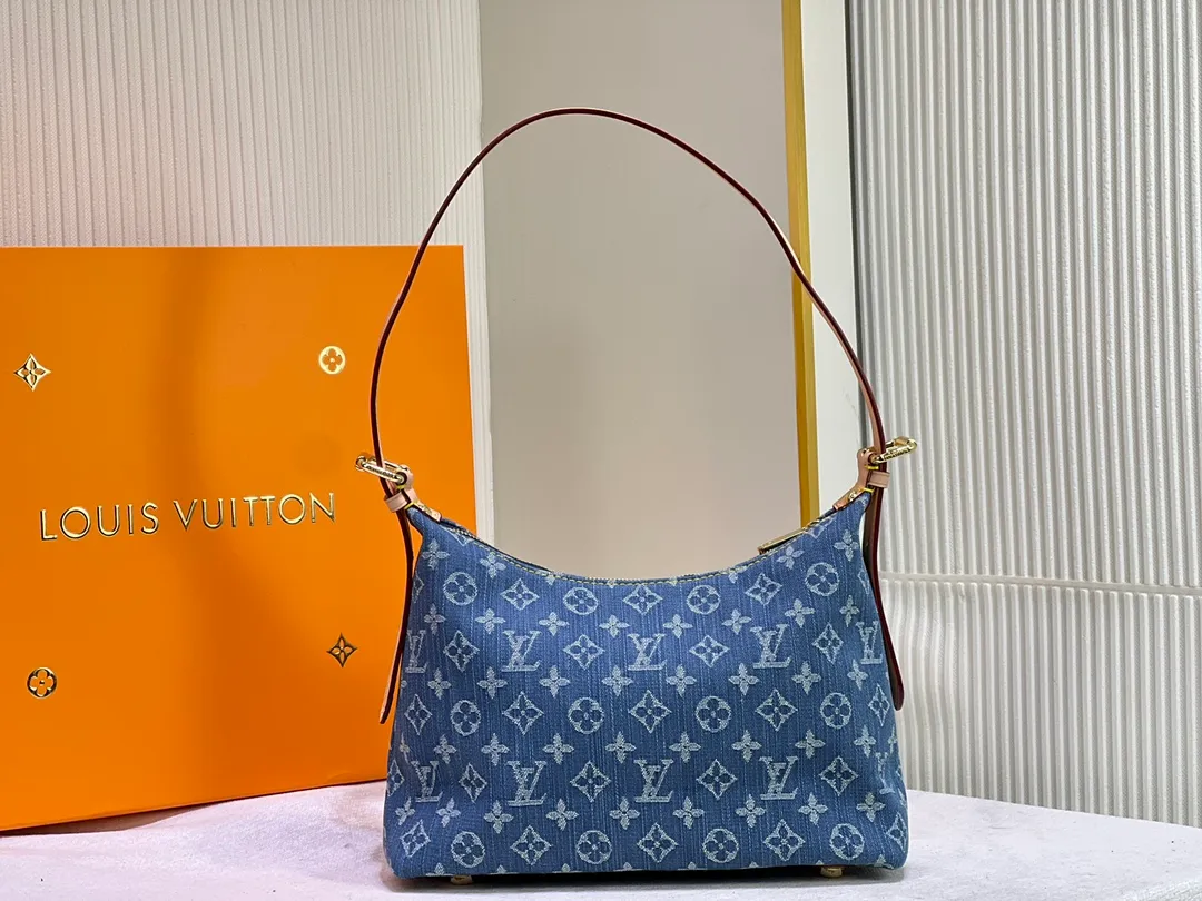 Louis Vuitton Baggy Denim Handbag