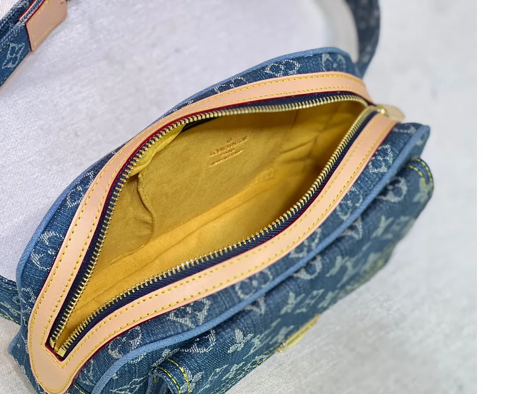 Louis Vuitton Monogram Denim Blue Bumbag 