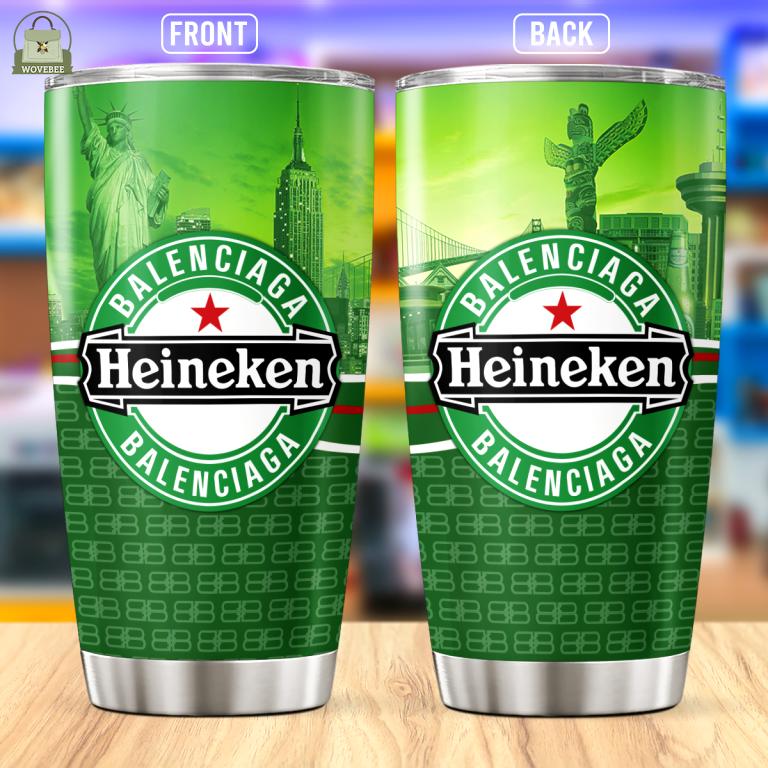 Balenciaga heineken stainless steel tumbler 20oz/30oz