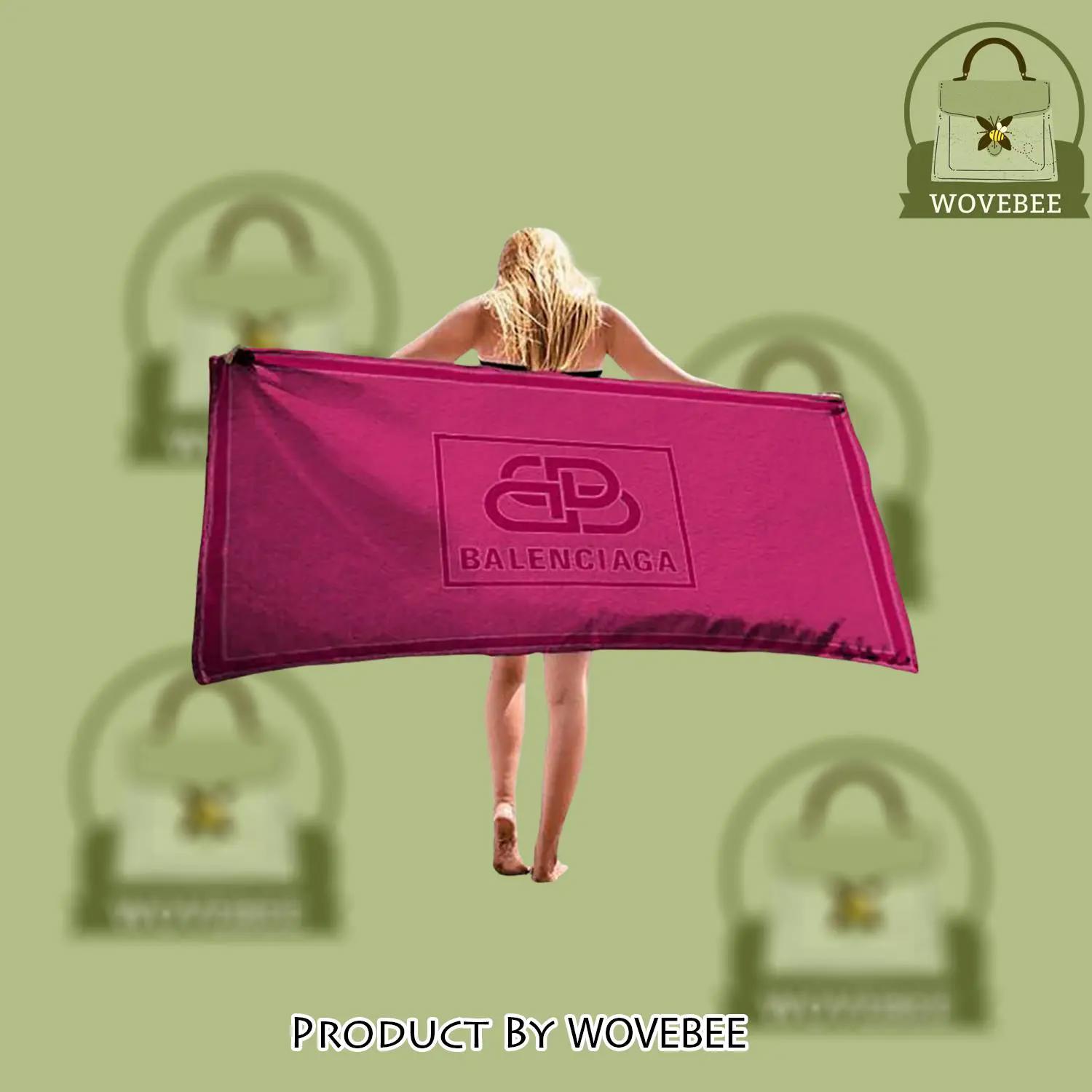 Balenciaga quick drying beach towel hot 2023 item-super absorbent bath towel - wvb-bt-155584