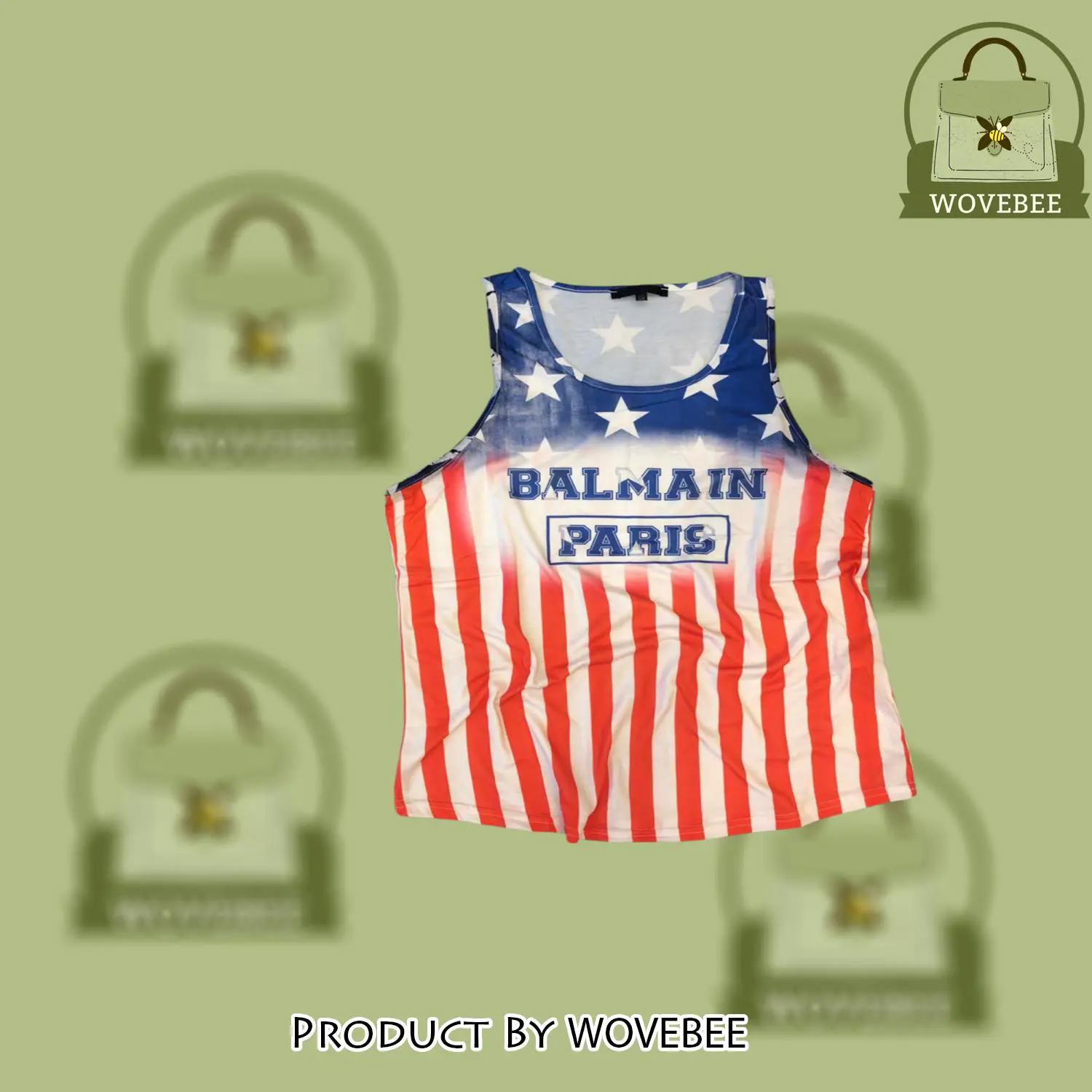 Balmain luxury tank top for men wvbttfm26210339