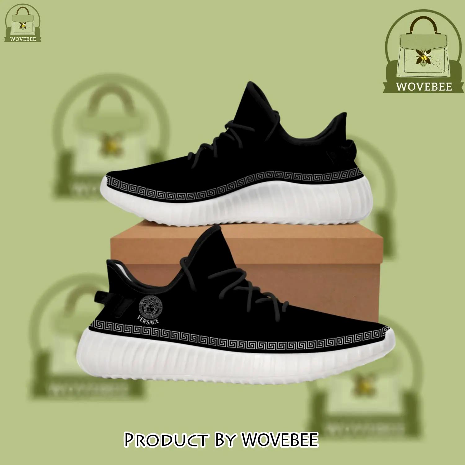 Buy gianni versace black white yeezy boost shoes sport sneakers best for men women 51 yzes - wvb-ys-597217