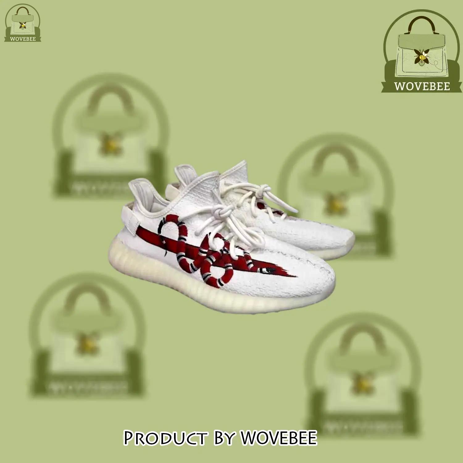 Buy gucci red snake yeezy boost shoes sport sneakers best gifts for men women 138 yzes - wvb-ys-413985