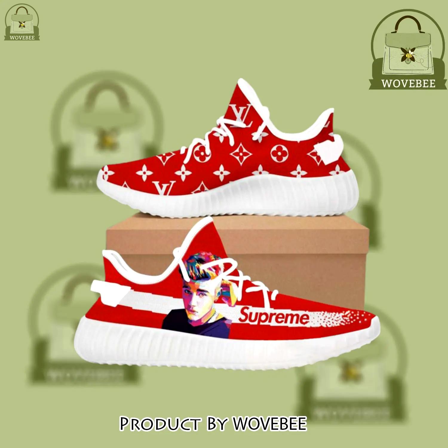Buy louis vuitton supreme justin bieber yeezy boost shoes sport sneakers best lv gifts for men women 123 yzes - wvb-ys-846803