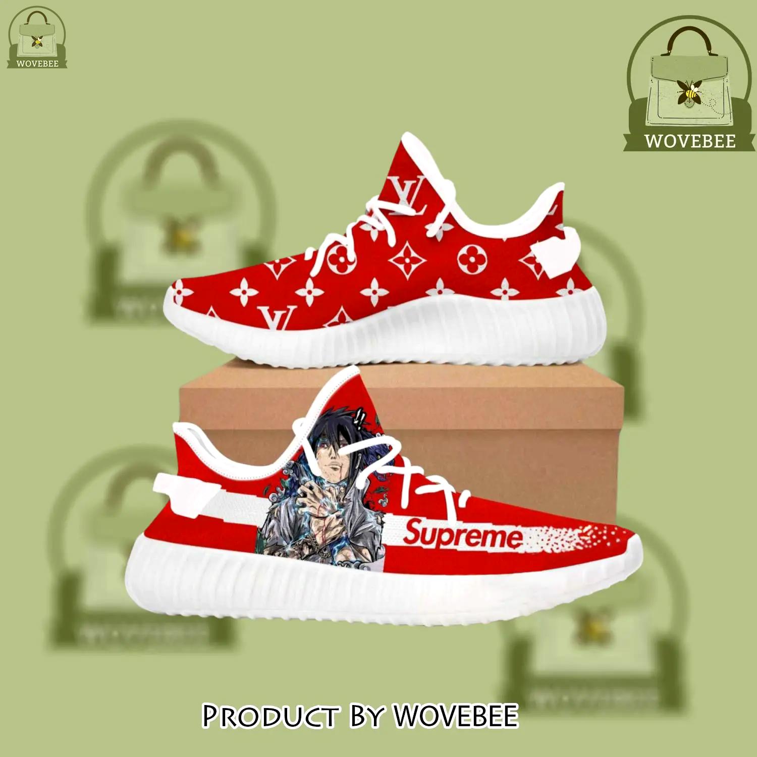 Buy louis vuitton supreme sasuke naruto yeezy boost shoes sport sneakers best lv gifts for men women 131 yzes - wvb-ys-504941