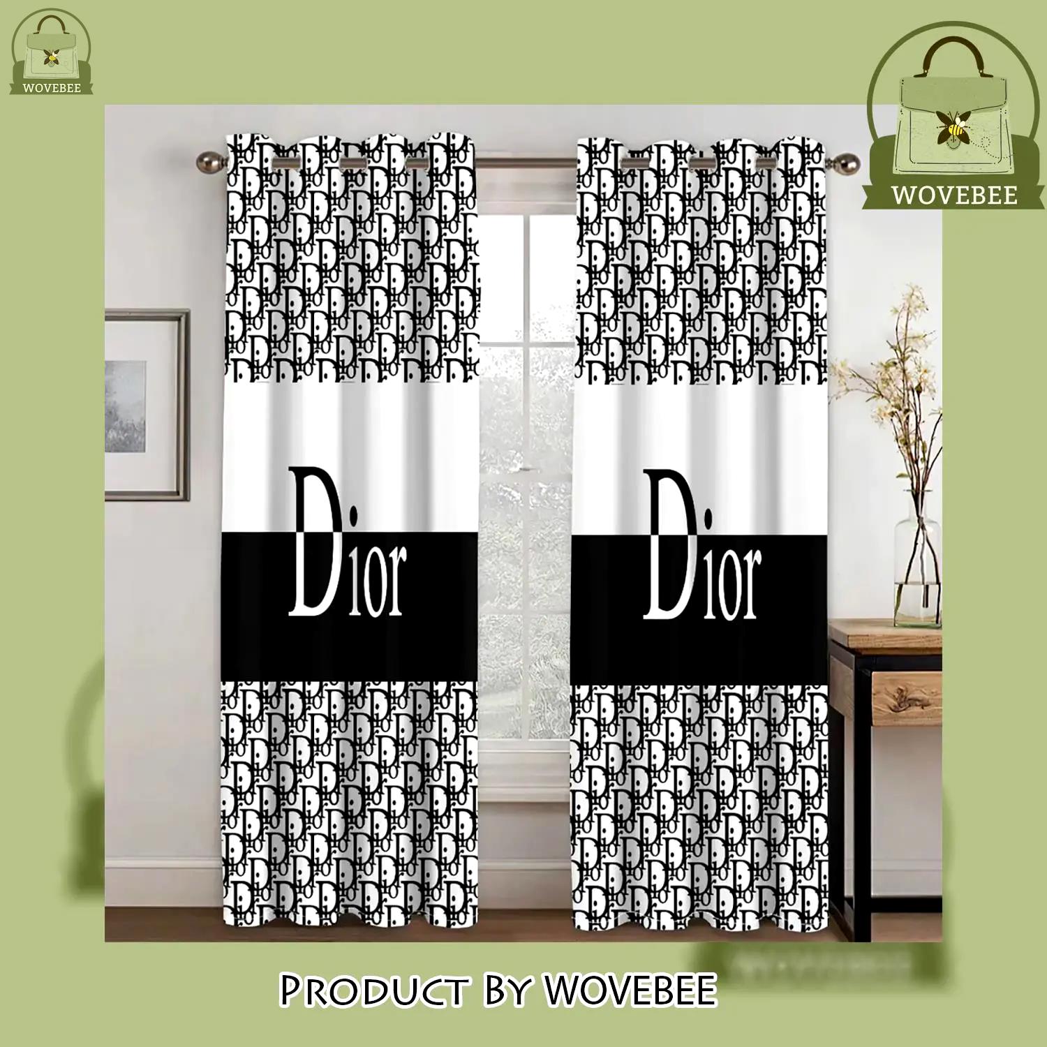 Christian dior window curtain luxury curtain for child bedroom living room home decoration - wvb-wc-541159
