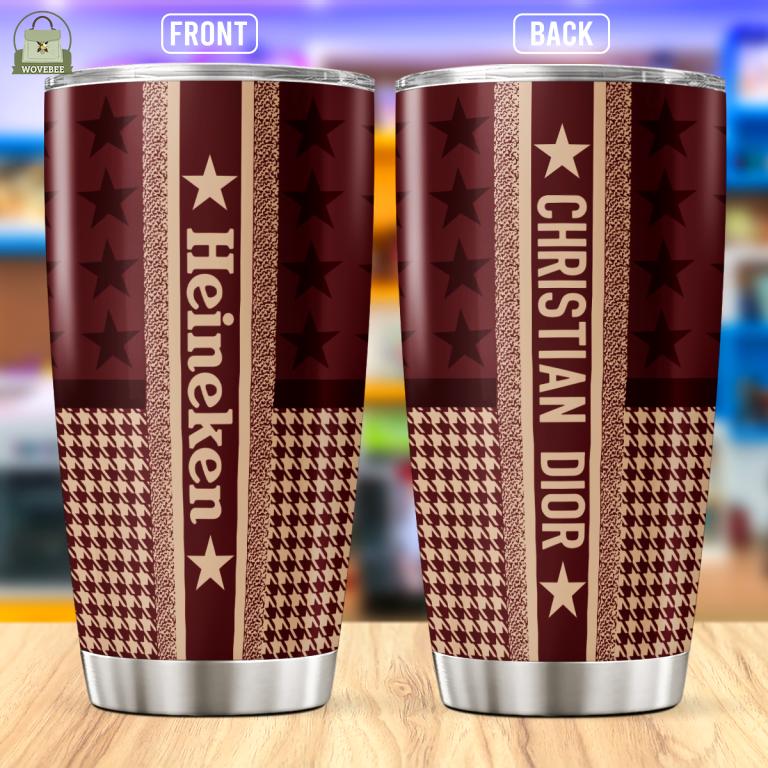 Dior heineken stainless steel tumbler 20oz/30oz