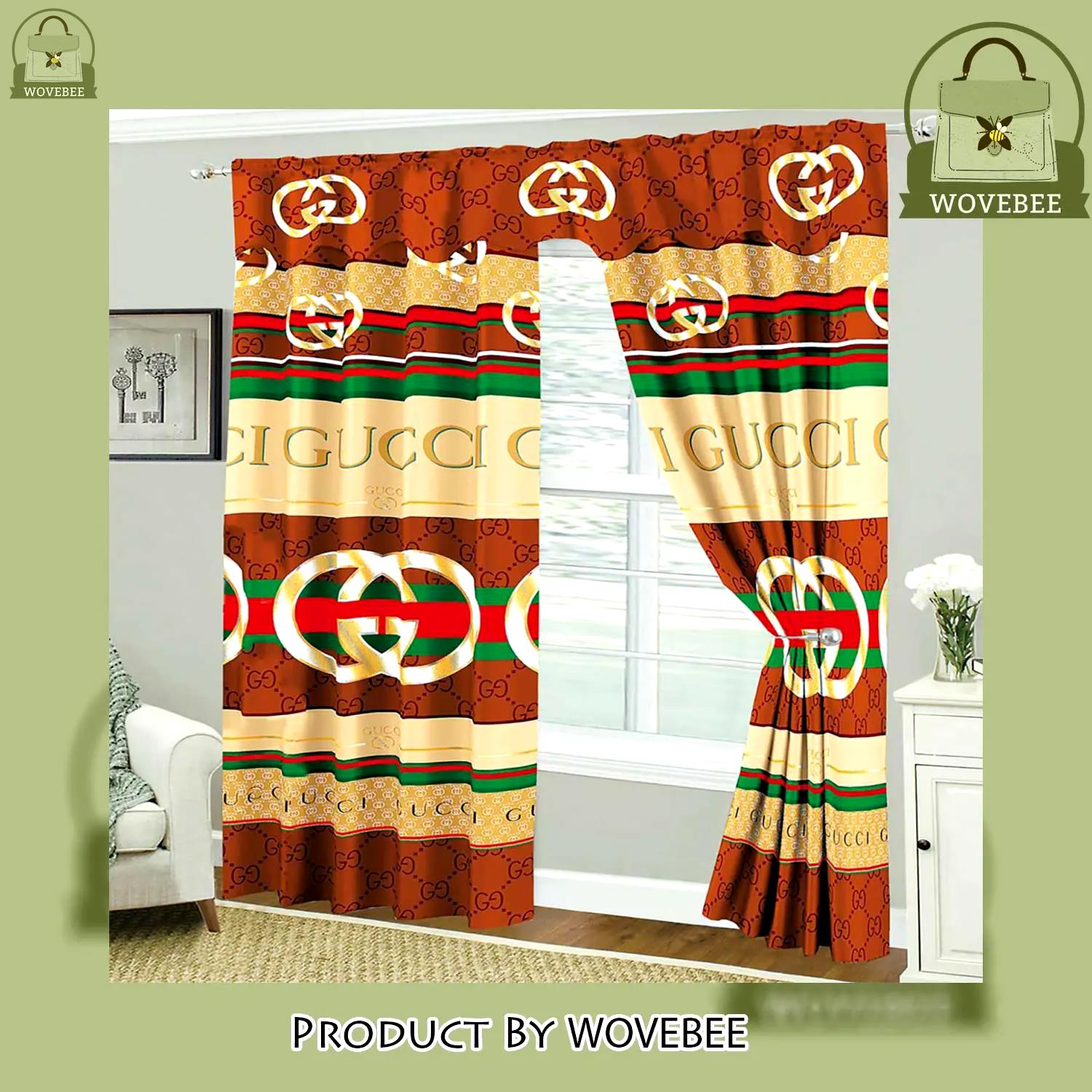 Gucci fashion window curtain home decor luxury brand - wvb-wc-139171