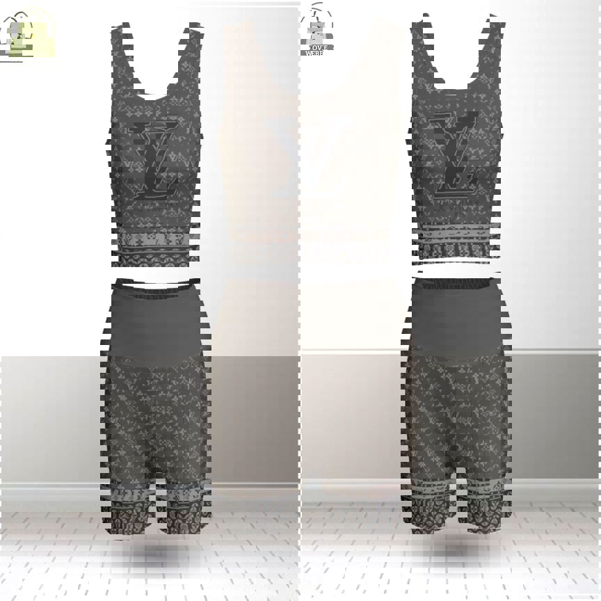 Louis vuitton summer women sport bra yoga set running outfit sby1002