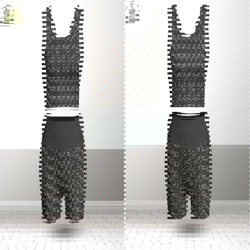 Louis vuitton summer women sport bra yoga set running outfit sby1004