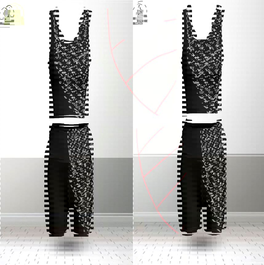 Louis vuitton summer women sport bra yoga set running outfit sby1006