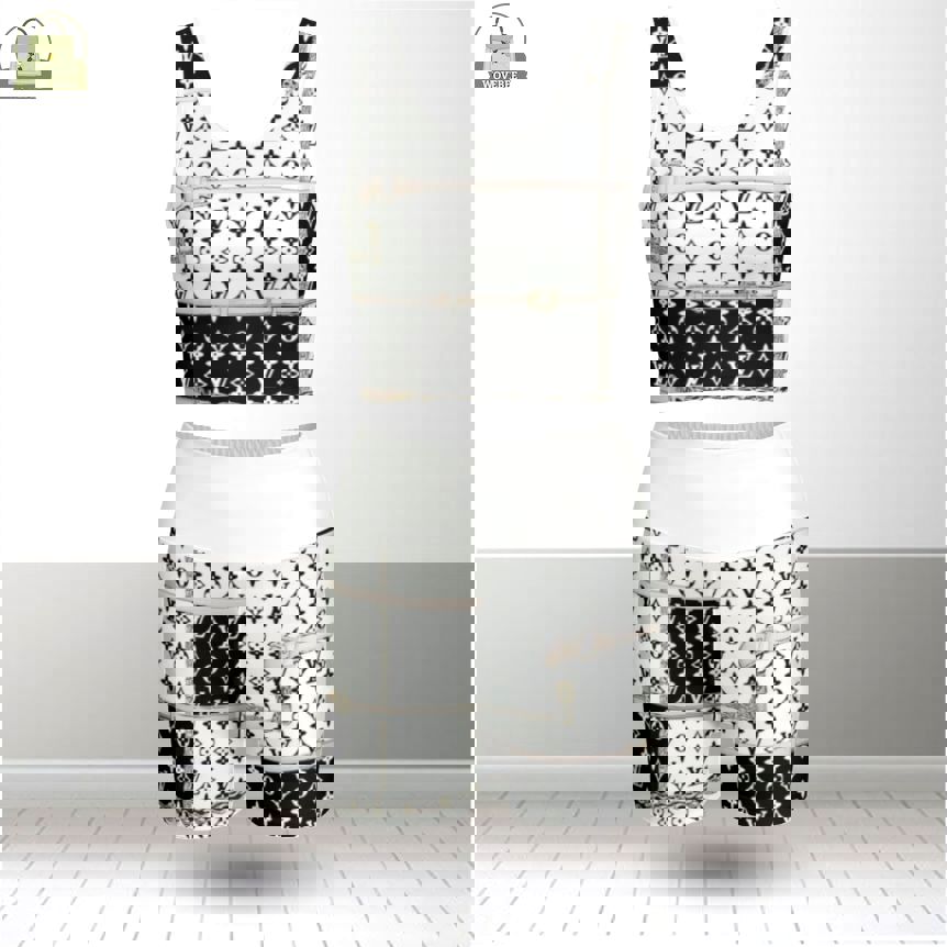 Louis vuitton summer women sport bra yoga set running outfit sby1008