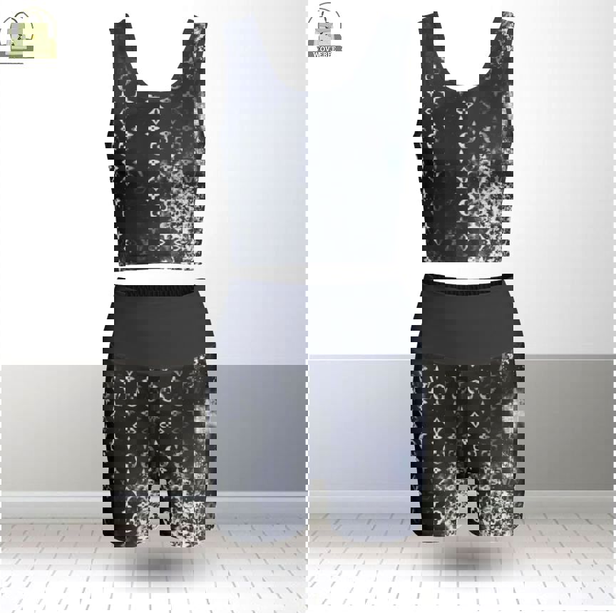 Louis vuitton summer women sport bra yoga set running outfit sby1013