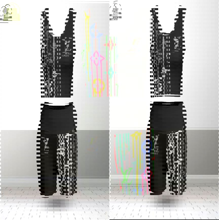 Louis vuitton summer women sport bra yoga set running outfit sby1016