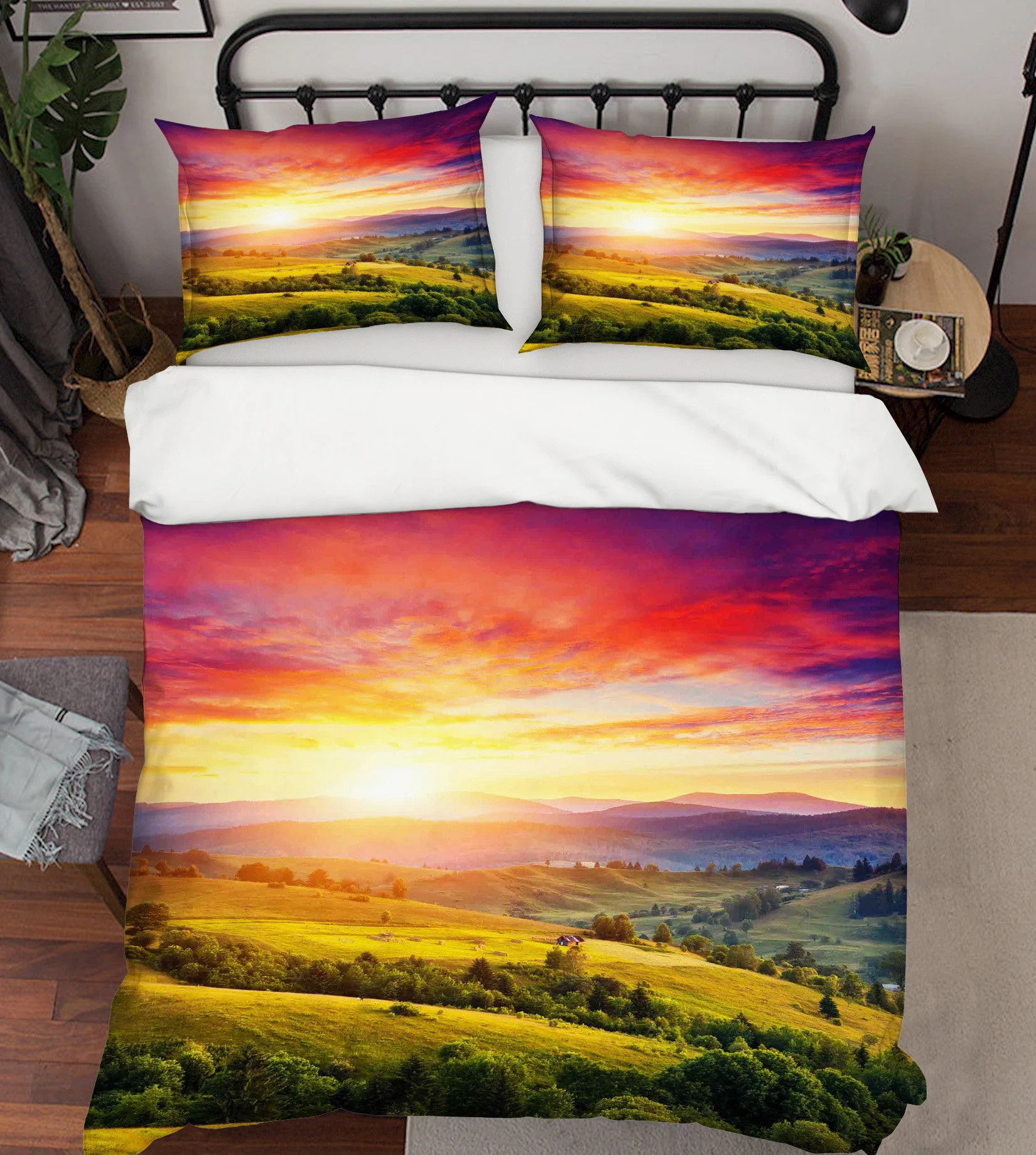 3d sunset in mountains  mmm147 duvet cover bedding set quilt cover quilt duvet cover