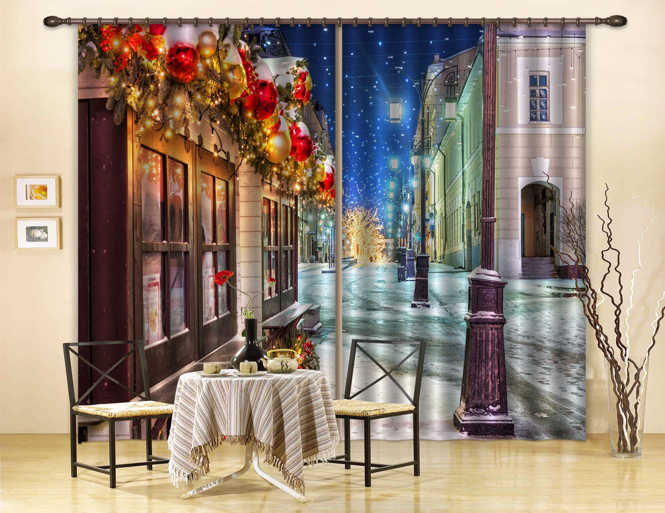3d night trail  cc281 blockout photo curtain print curtains drapes fabric window