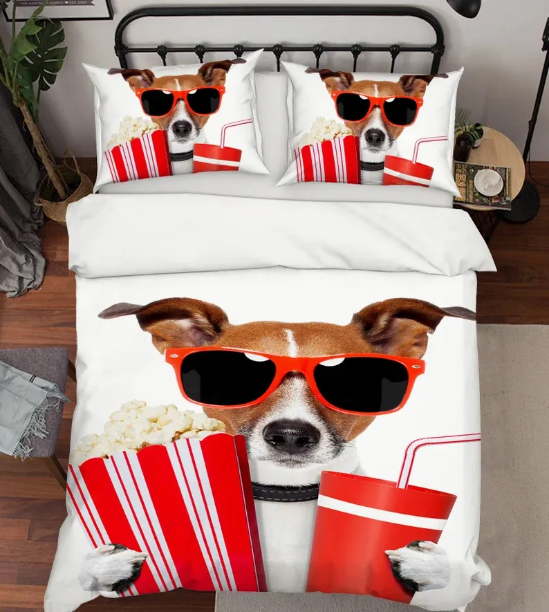3D Dog bedding sets duvet cover bedroom sets bed set bedding home decorations