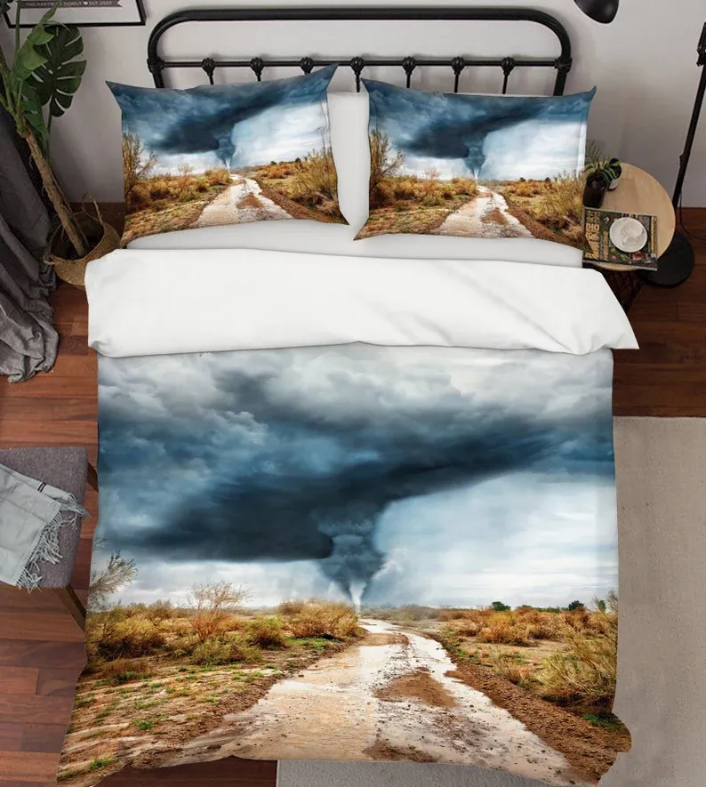 3D Tornado bedding sets duvet cover bedroom sets bed set bedding home decorations