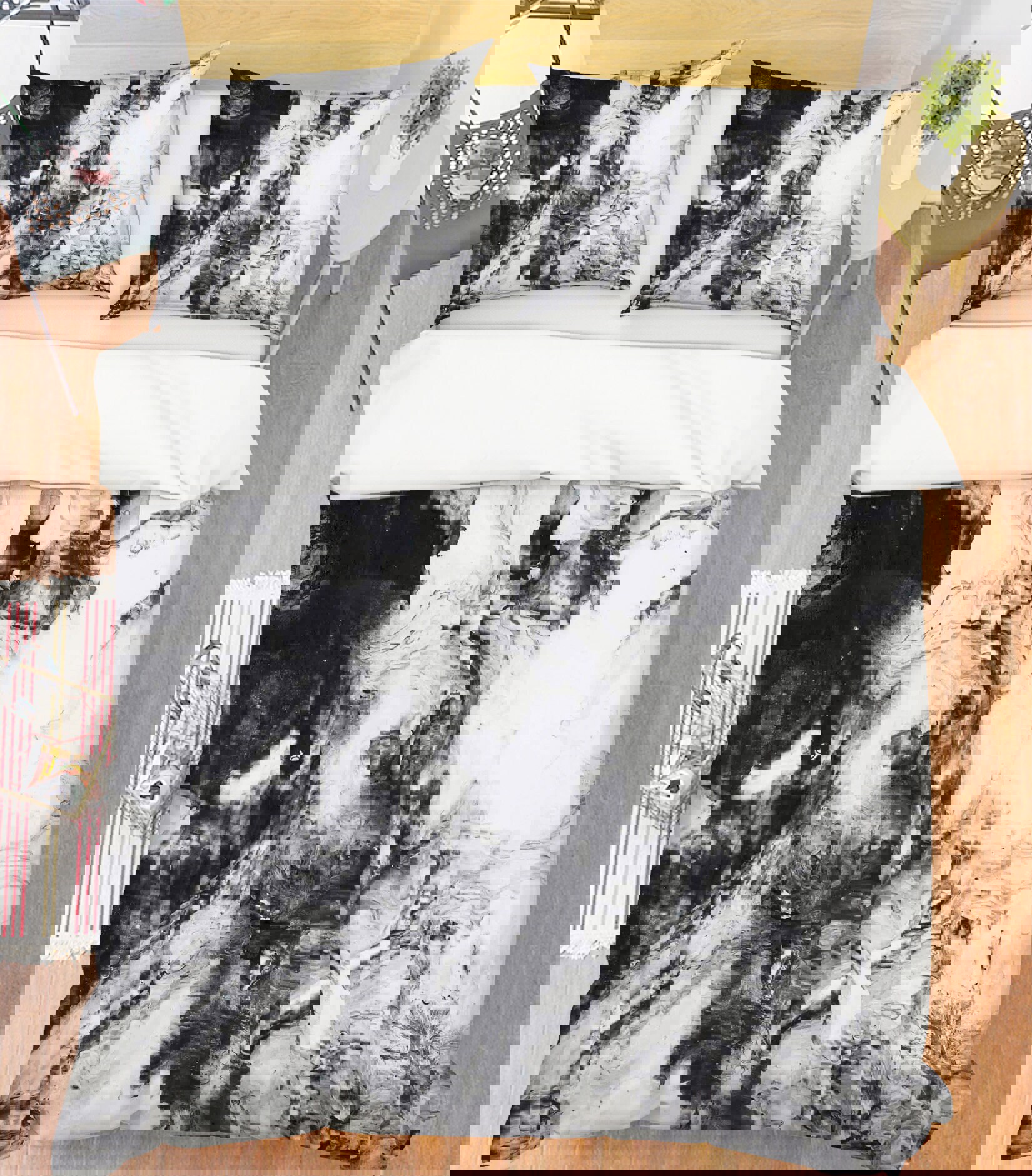 3d black and white texture mmm115 duvet cover bedding set quilt cover quilt duvet cover