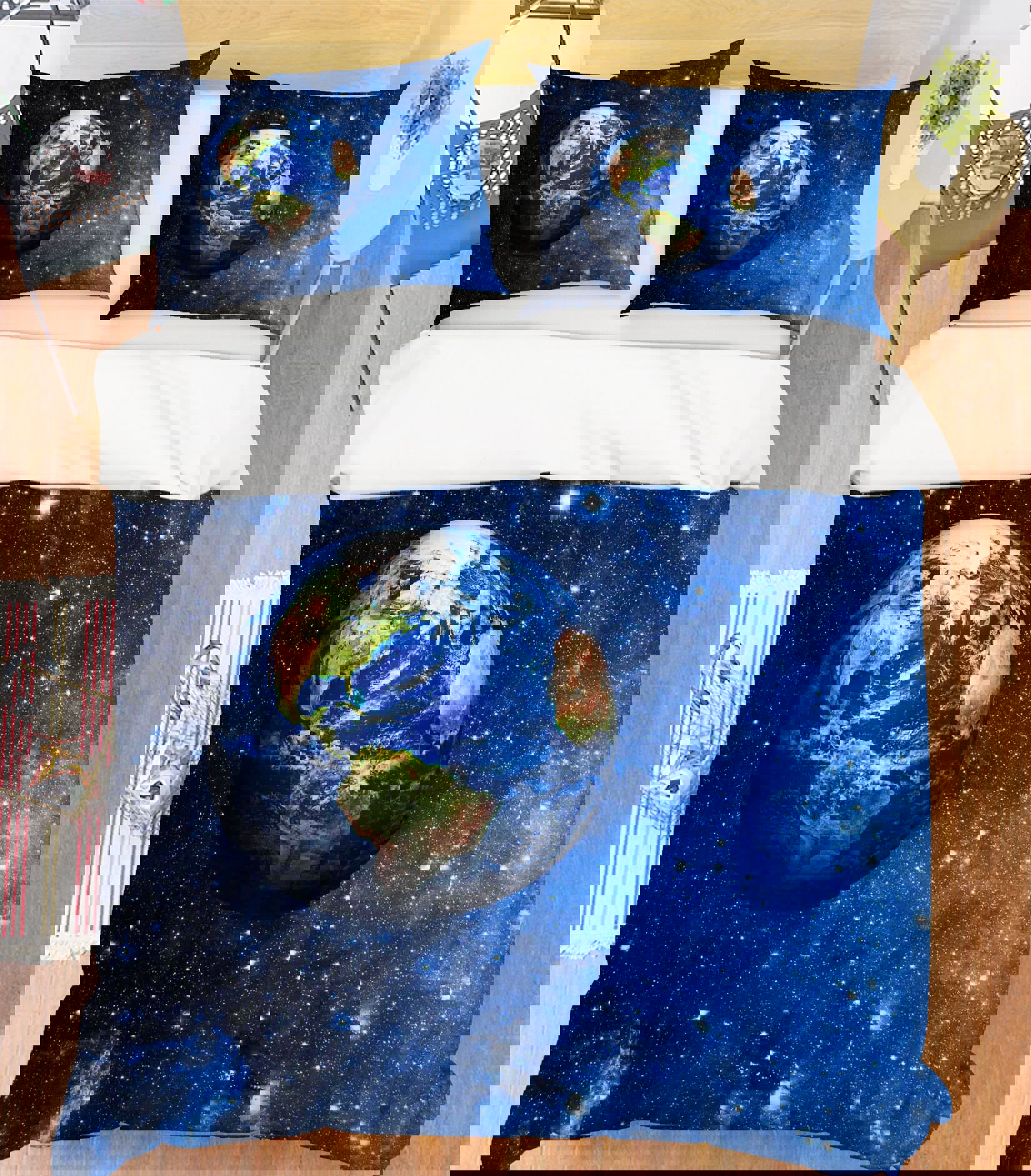 3d earth and starry sky mmm109 duvet cover bedding set quilt cover quilt duvet cover