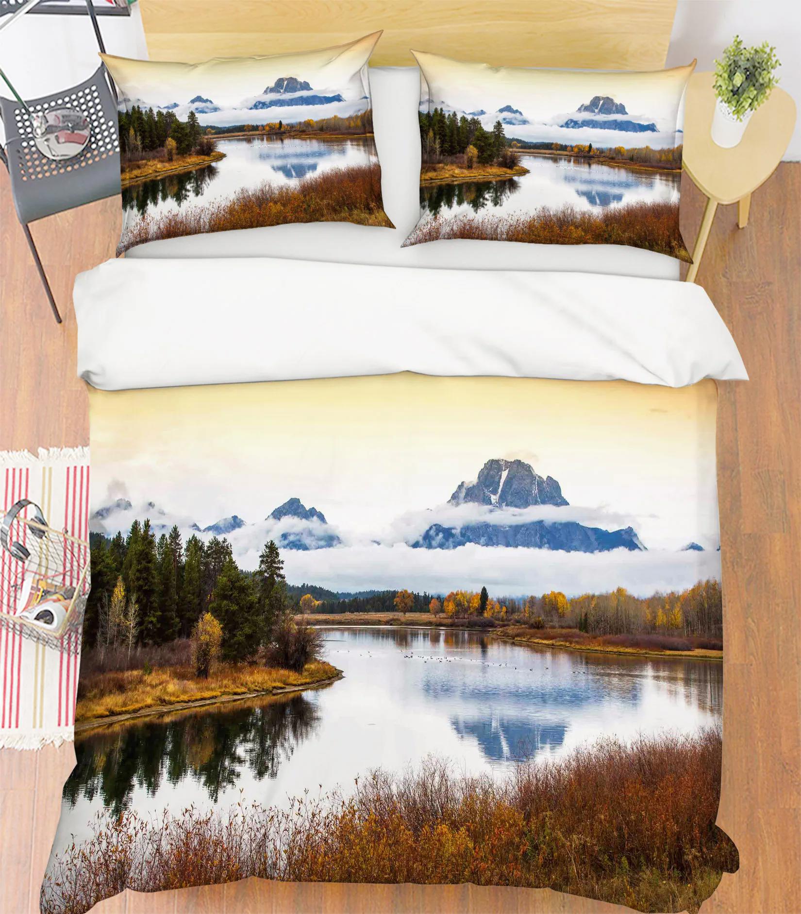3d white pond  mmm112 duvet cover bedding set quilt cover quilt duvet cover