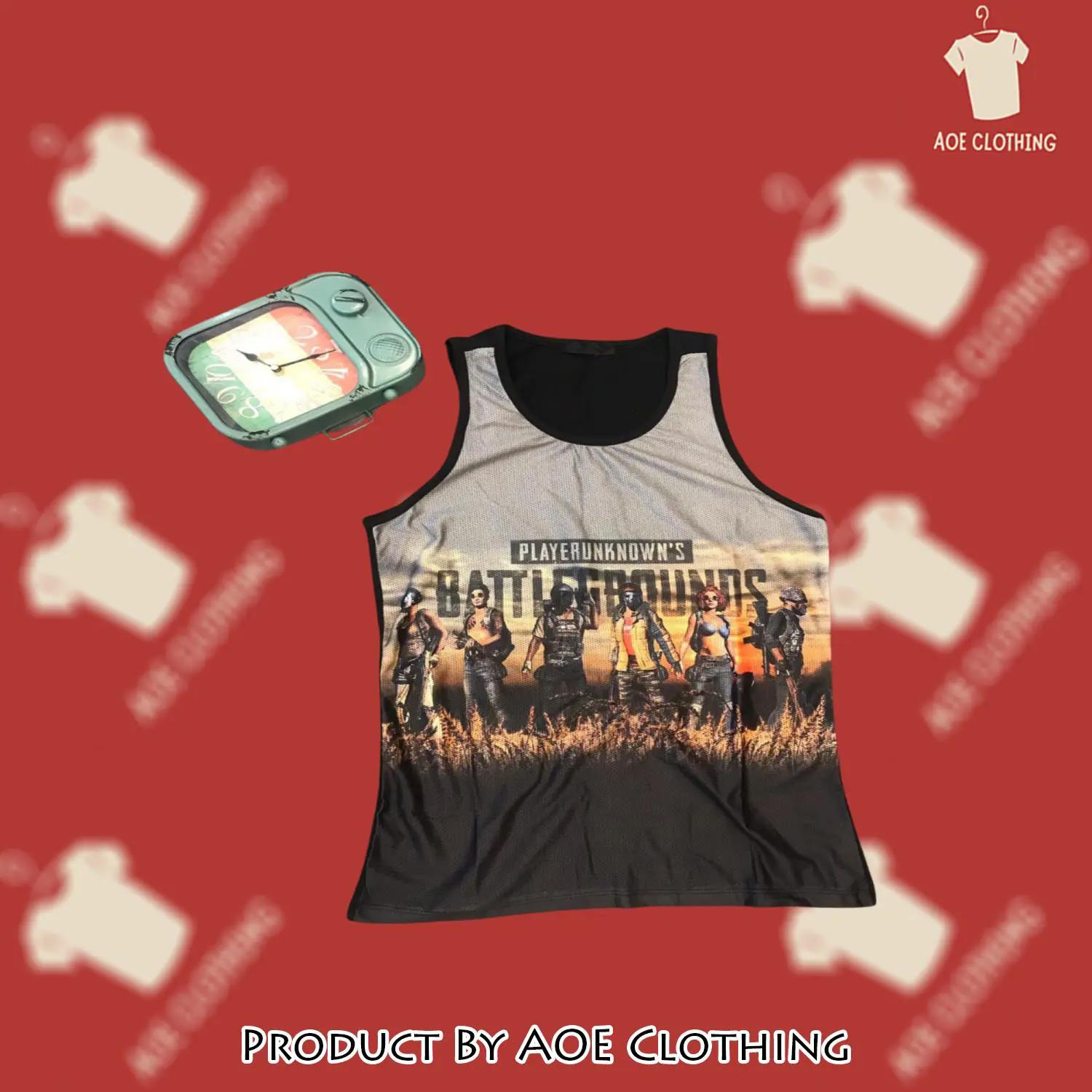 Battle grounds luxury tank top for men aoettfm26210341