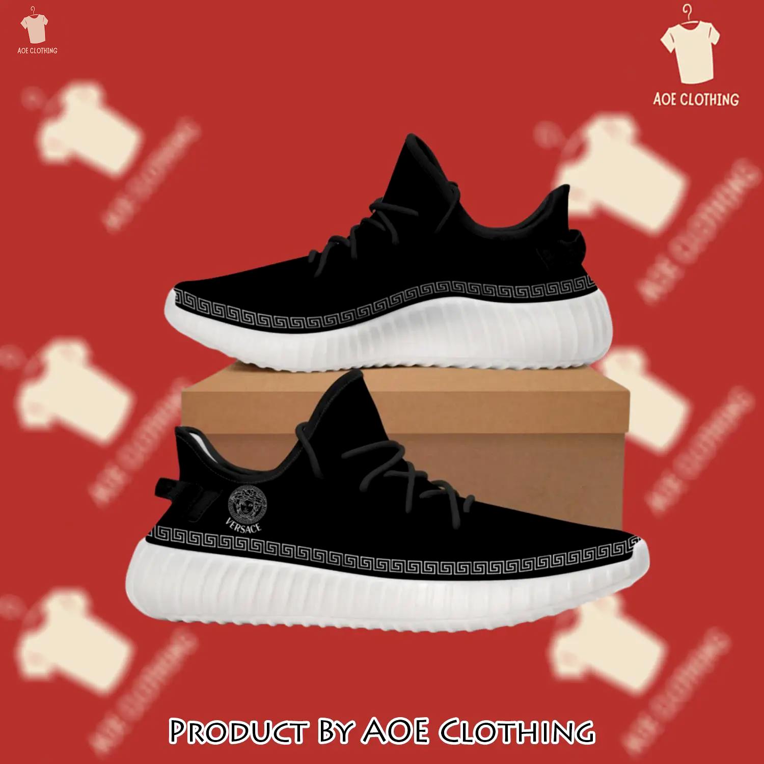 Buy gianni versace black white yeezy boost shoes sport sneakers best for men women 51 yzes - aoe-ys-106359