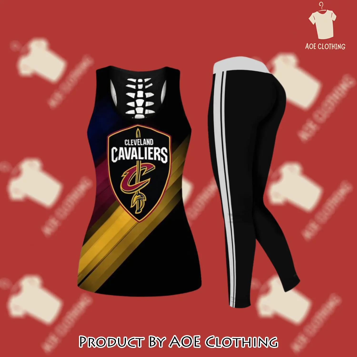 Cleveland cavaliers nba tank top leggings sport clothing clothes outfit gym for women 43 htls - aoe-ttl-400217