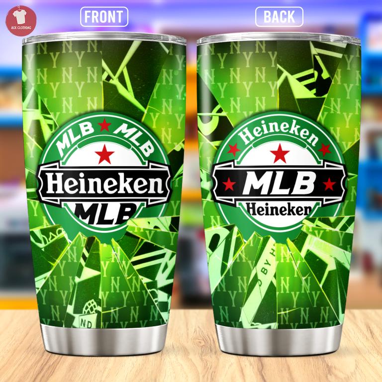 Mlb heineken stainless steel tumbler 20oz/30oz