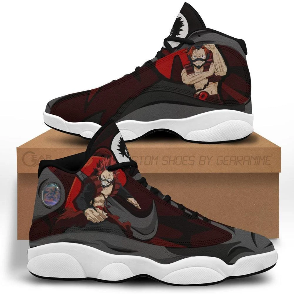 Bnha eijirou kirishima jordan 13 sneakers custom anime my hero academia shoes