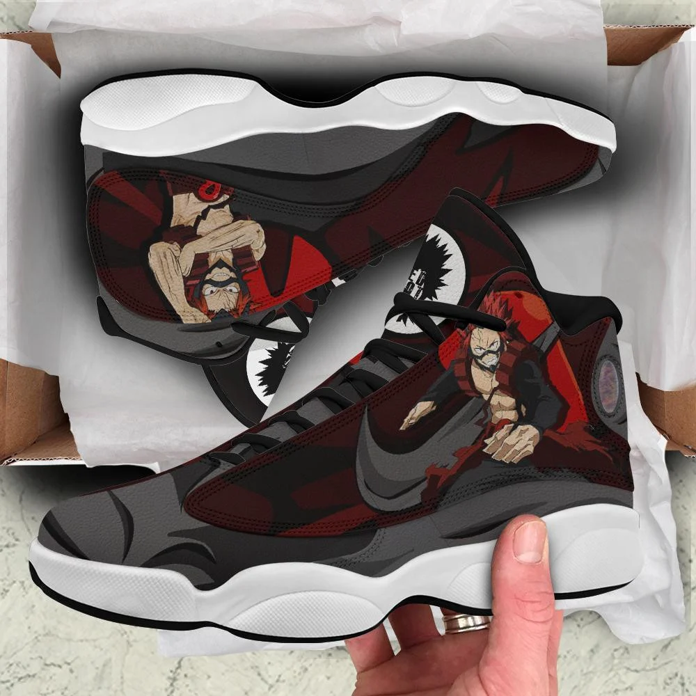 Bnha eijirou kirishima jordan 13 sneakers custom anime my hero academia shoes