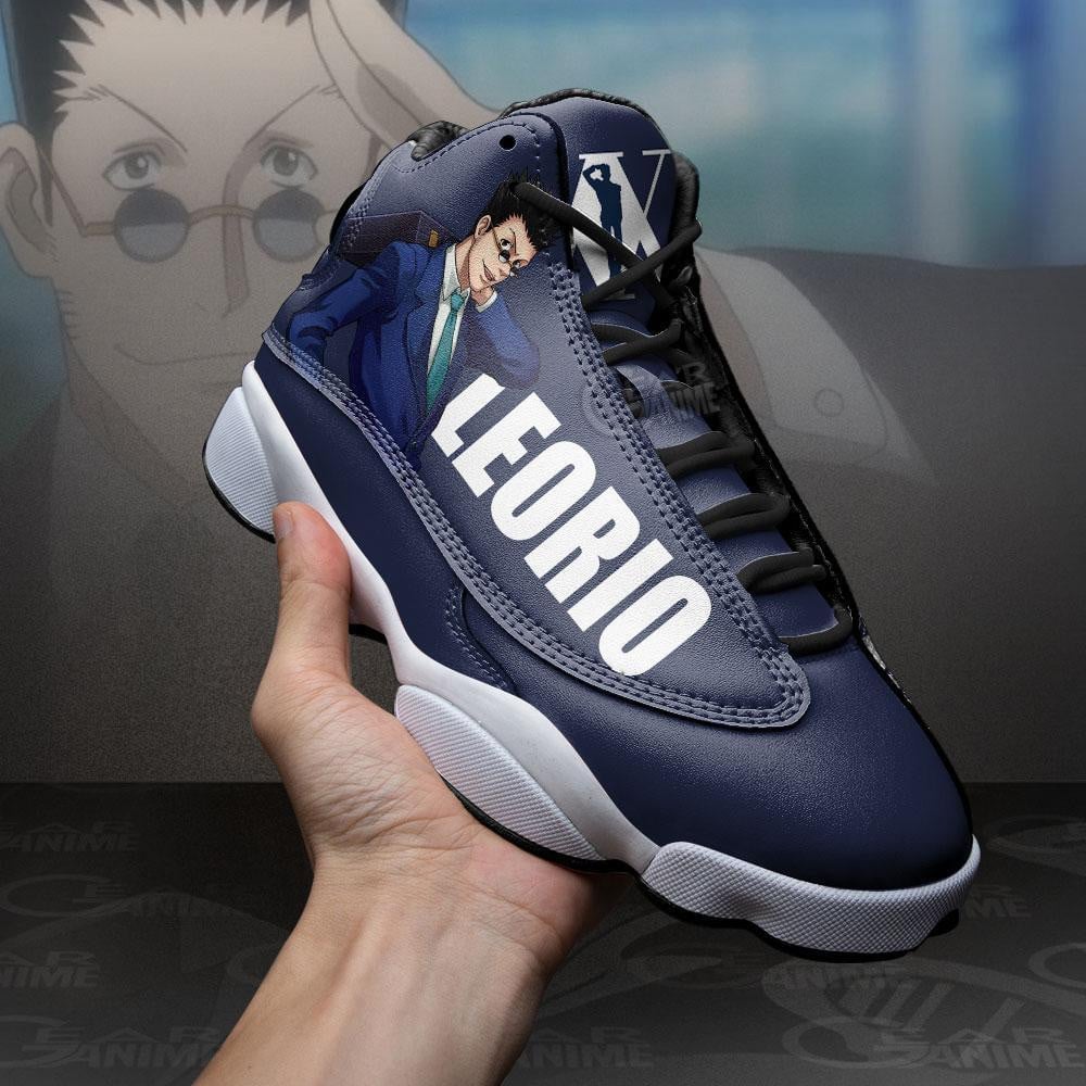 Leorio jordan 13 sneakers custom anime hunter x hunter shoes