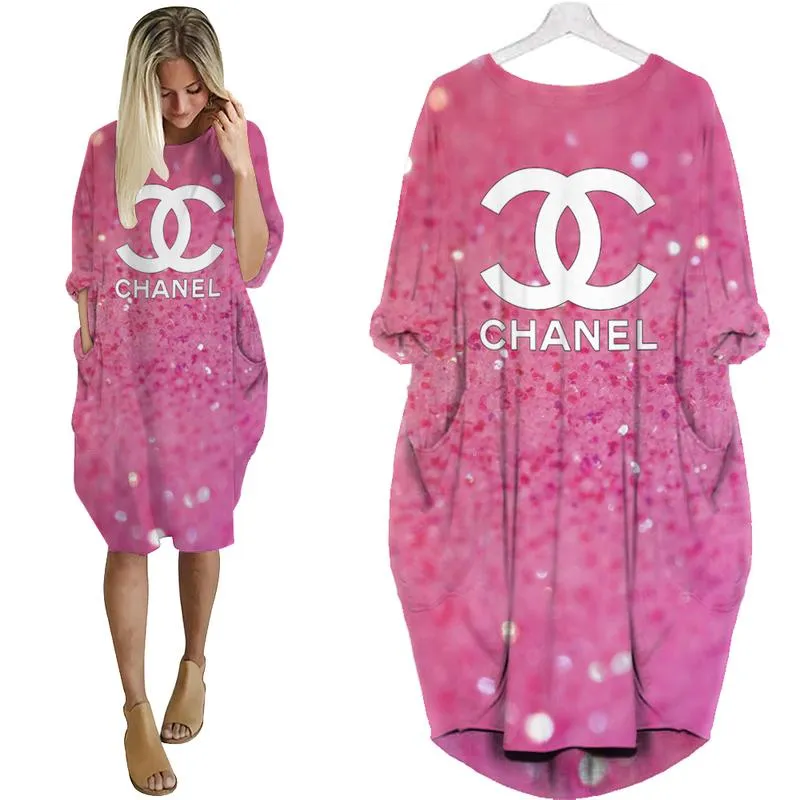 Chanel Bling Batwing Pocket Dress Luxury Brand Clothing Clothes Outfit For Women Hot 2023
