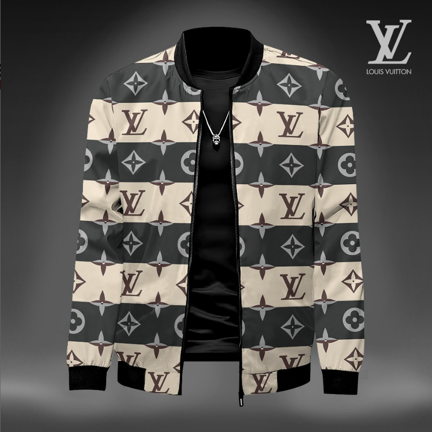 Lv luxury brand varsity zipper jacket vst1349 ft412605