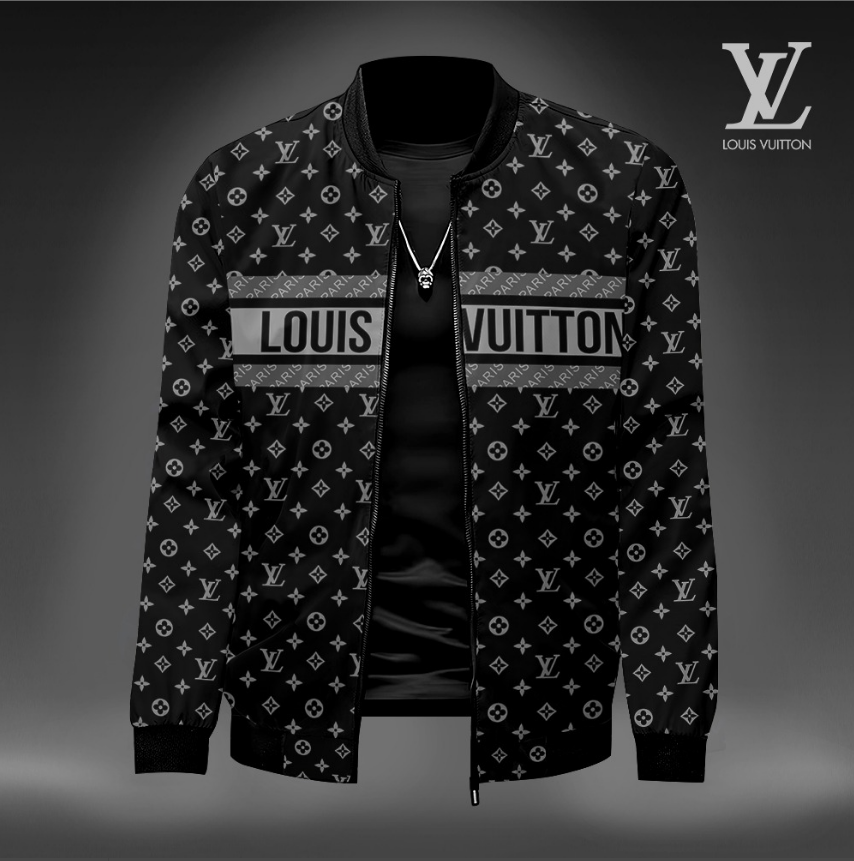 Lv luxury brand varsity zipper jacket vst1349 ft412618