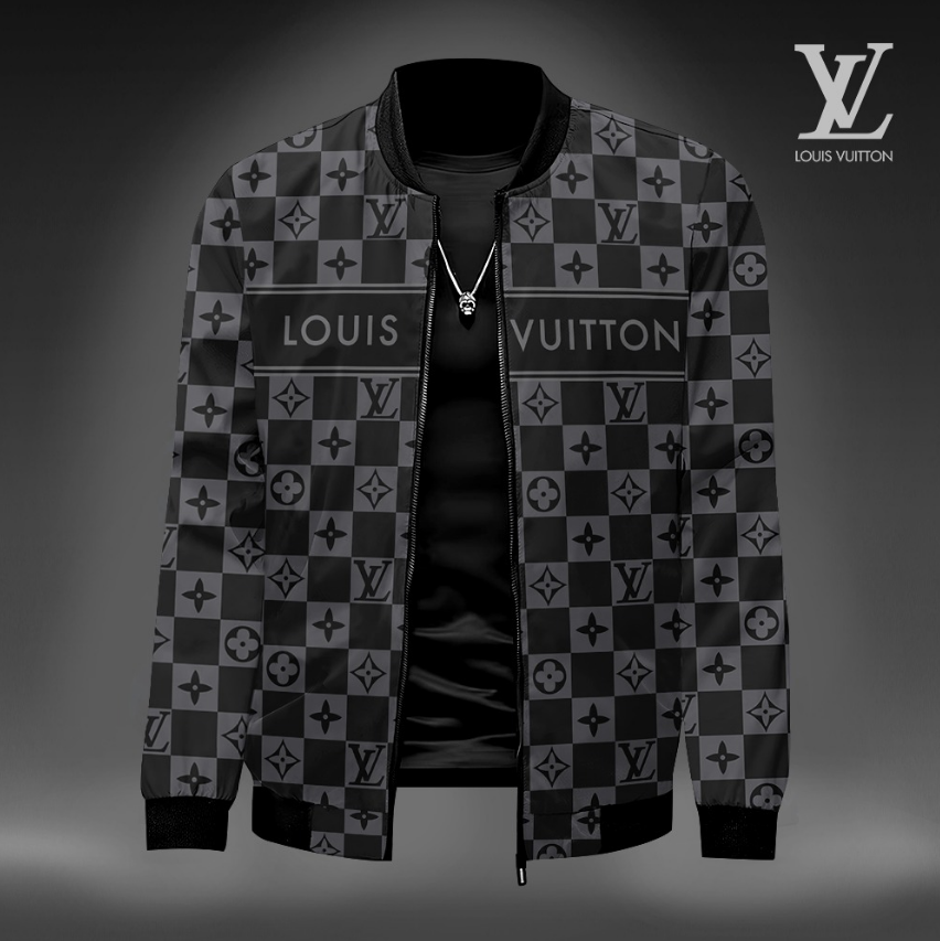 Lv luxury brand varsity zipper jacket vst1349 ft412622