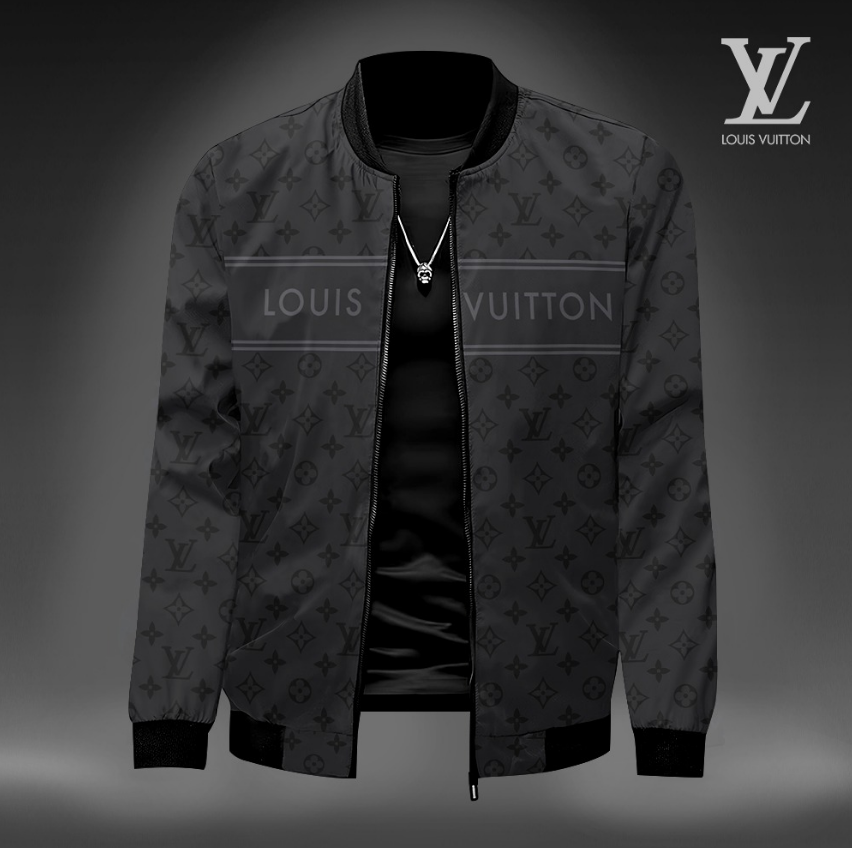 Lv luxury brand varsity zipper jacket vst1349 ft412624