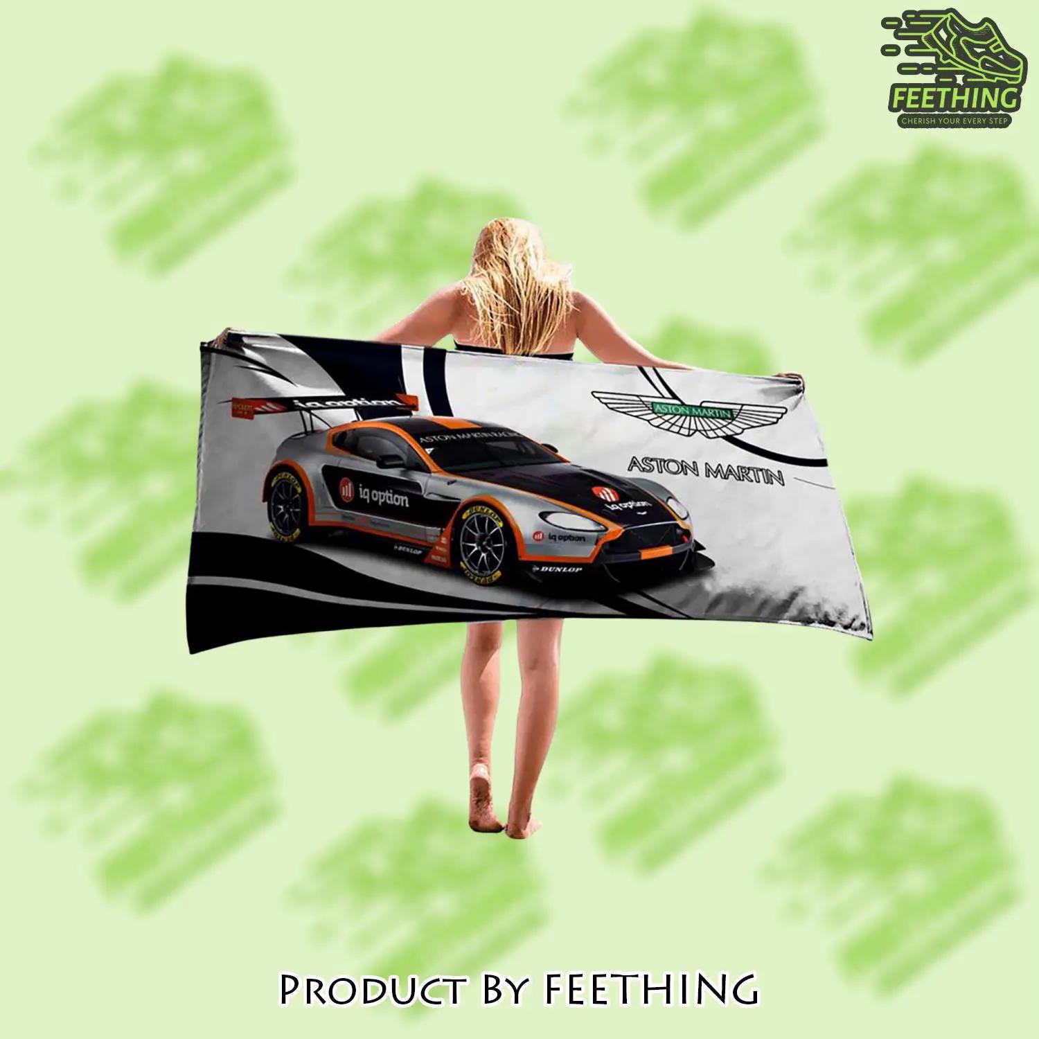 Aston martin soft cotton bath large beach towel for women - ft-bt-383232
