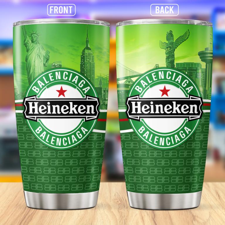 Balenciaga heineken stainless steel tumbler 20oz/30oz