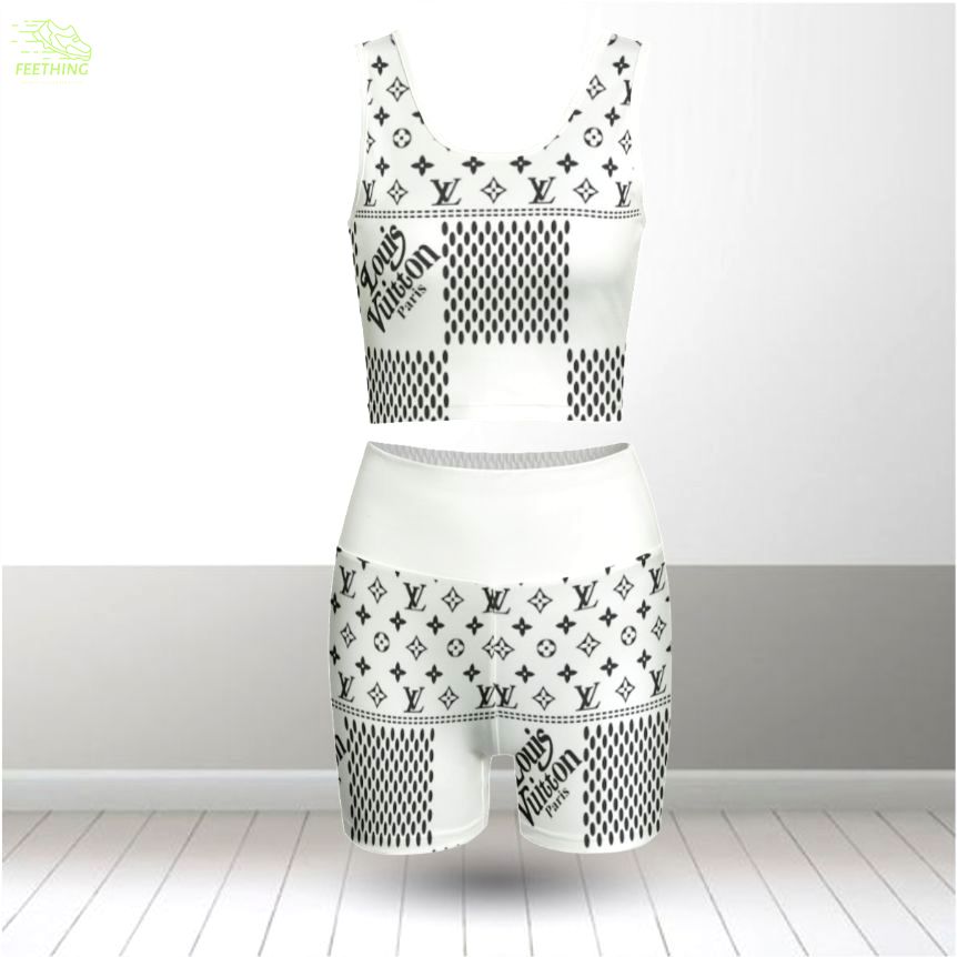 Louis vuitton summer women sport bra yoga set running outfit sby1011