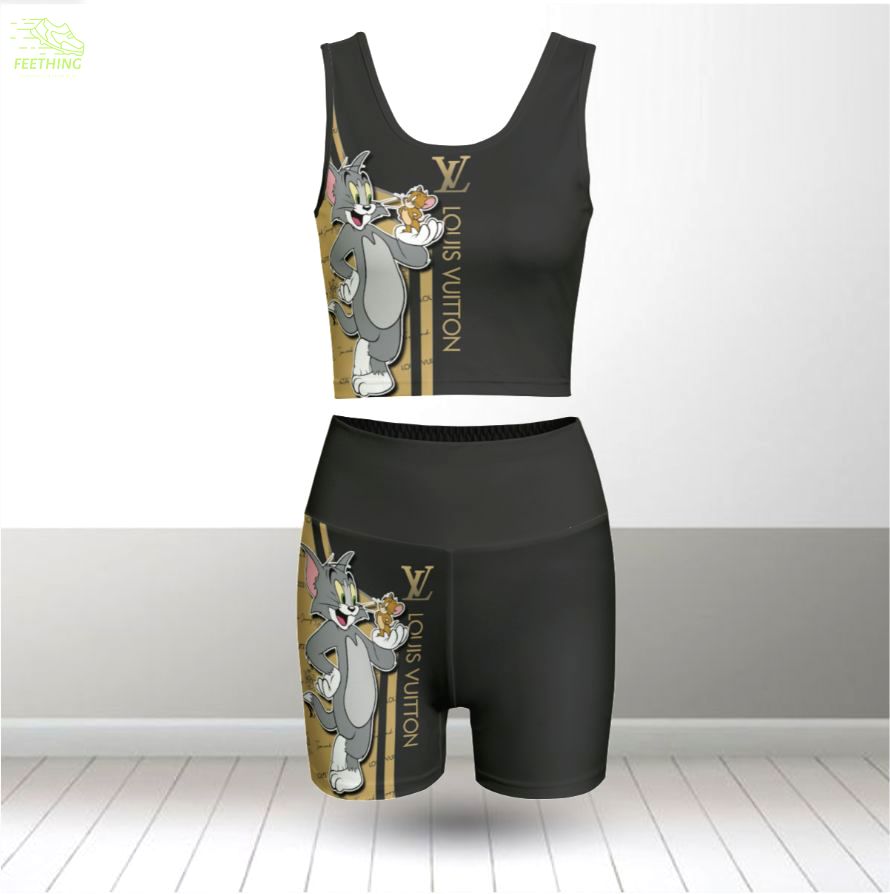 Louis vuitton summer women sport bra yoga set running outfit sby1014