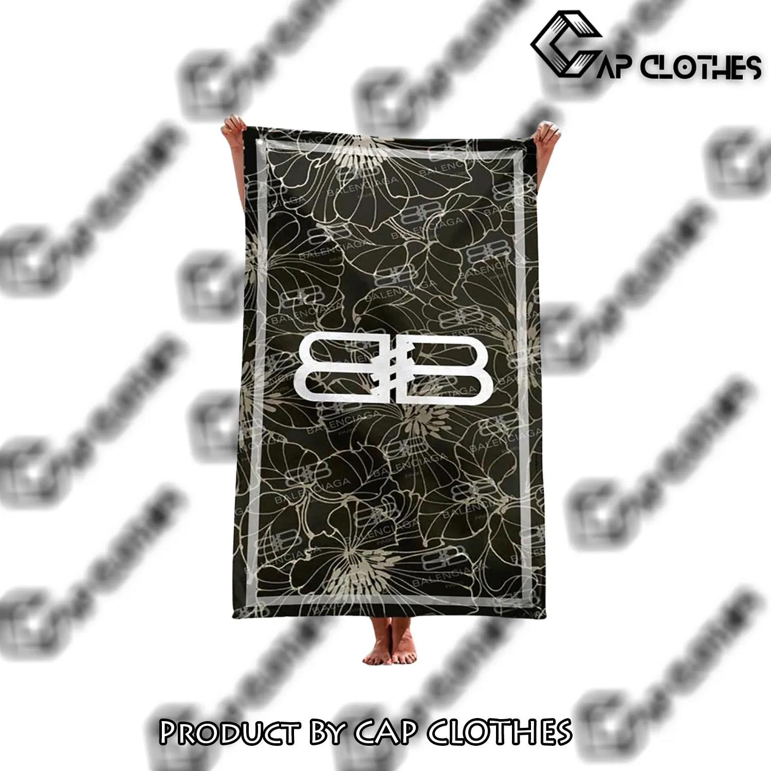 Balenciaga soft cotton bath large beach towel for women - cc-bt-135244