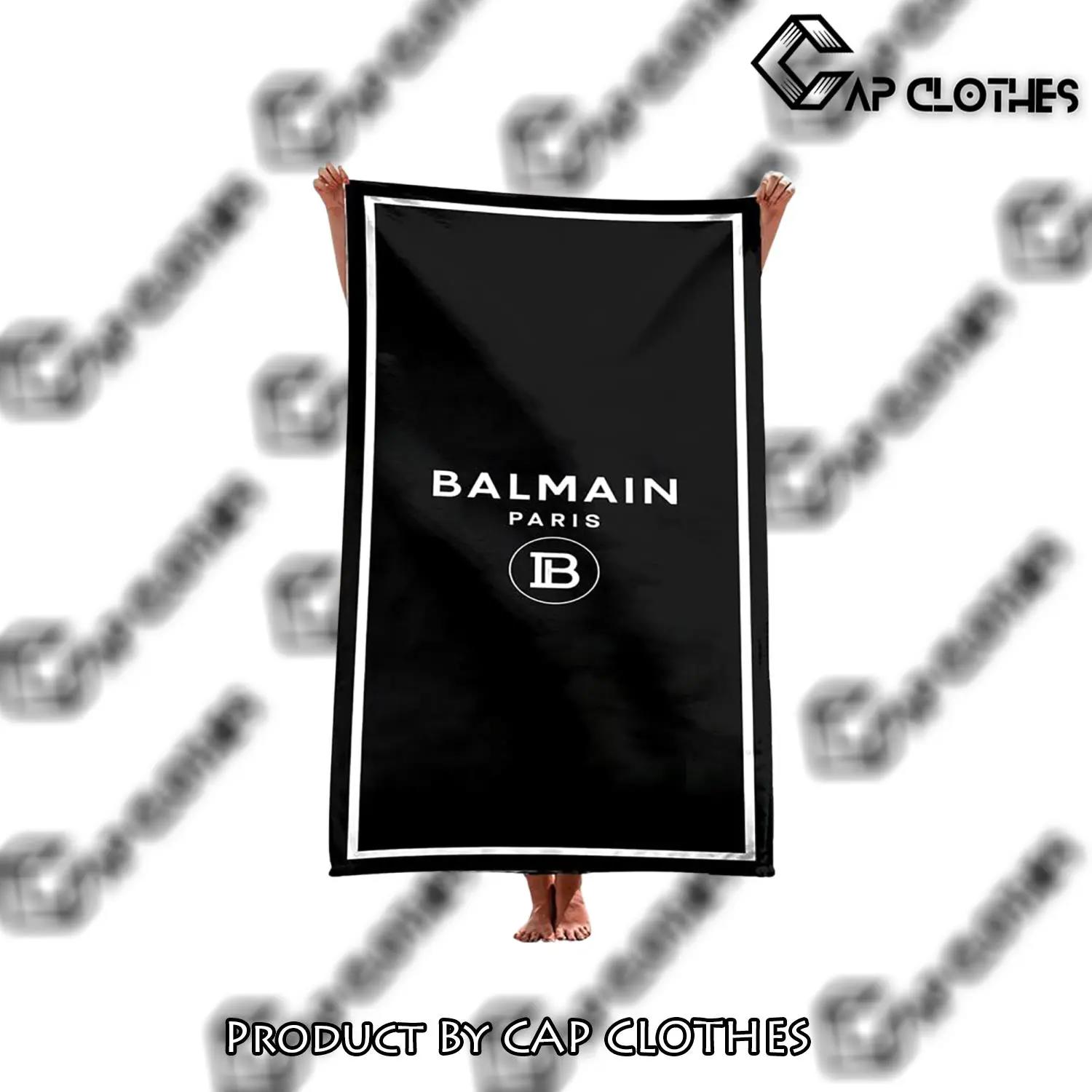 Balmain soft cotton bath large beach towel for women - cc-bt-761414
