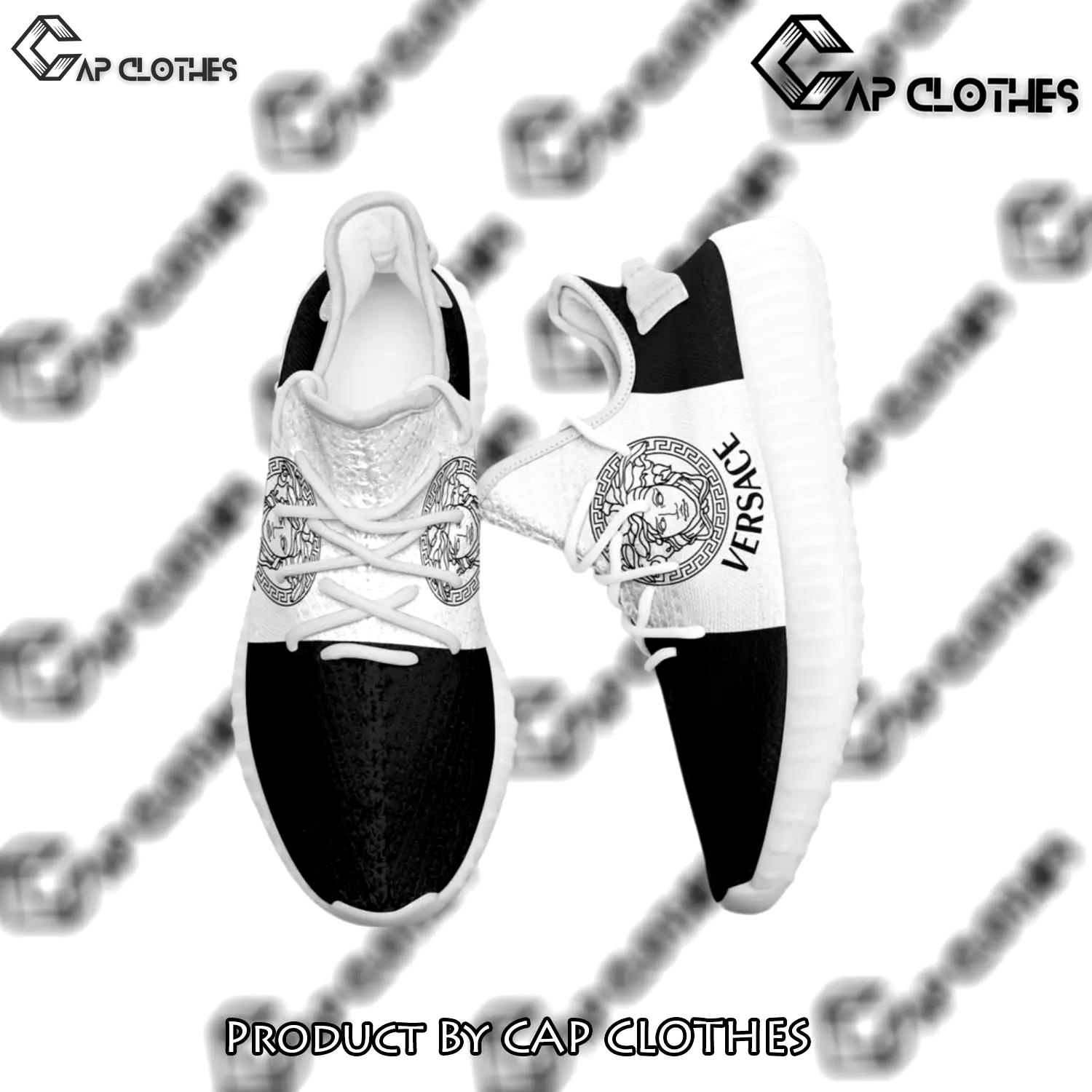 Buy gianni versace black white yeezy boost shoes sport sneakers best for men women 56 yzes - cc-ys-381140