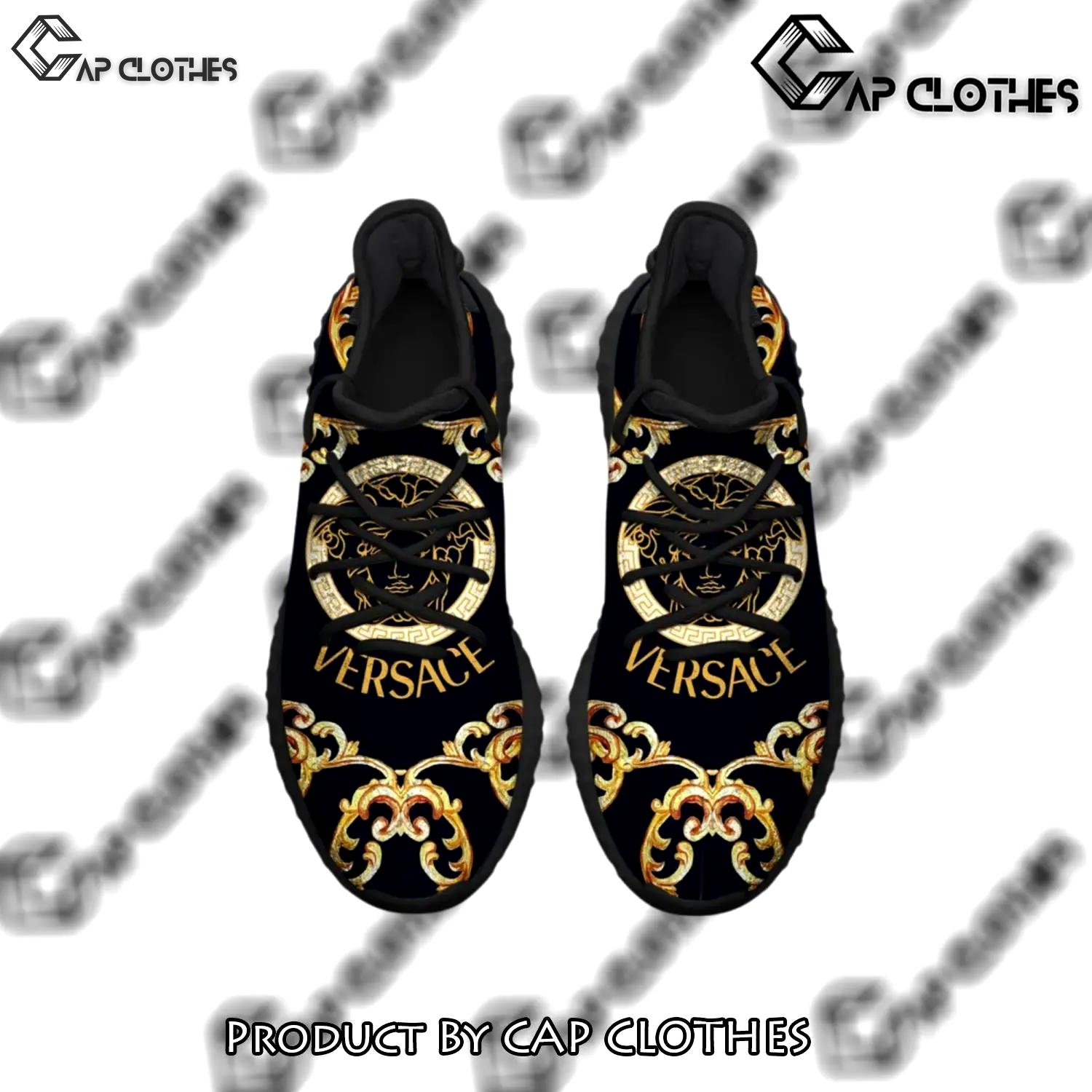 Buy gianni versace black yeezy boost shoes sport sneakers best for men women 60 yzes - cc-ys-944242