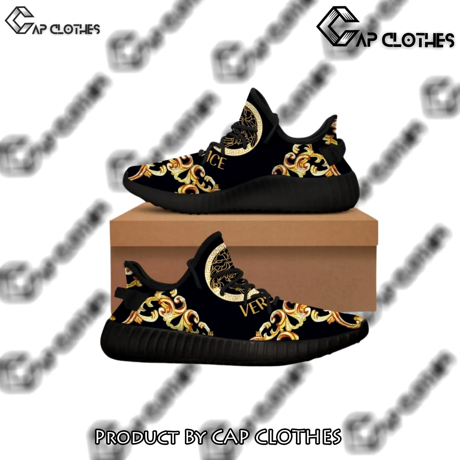 Buy gianni versace black yeezy boost shoes sport sneakers best for men women 63 yzes - cc-ys-754279